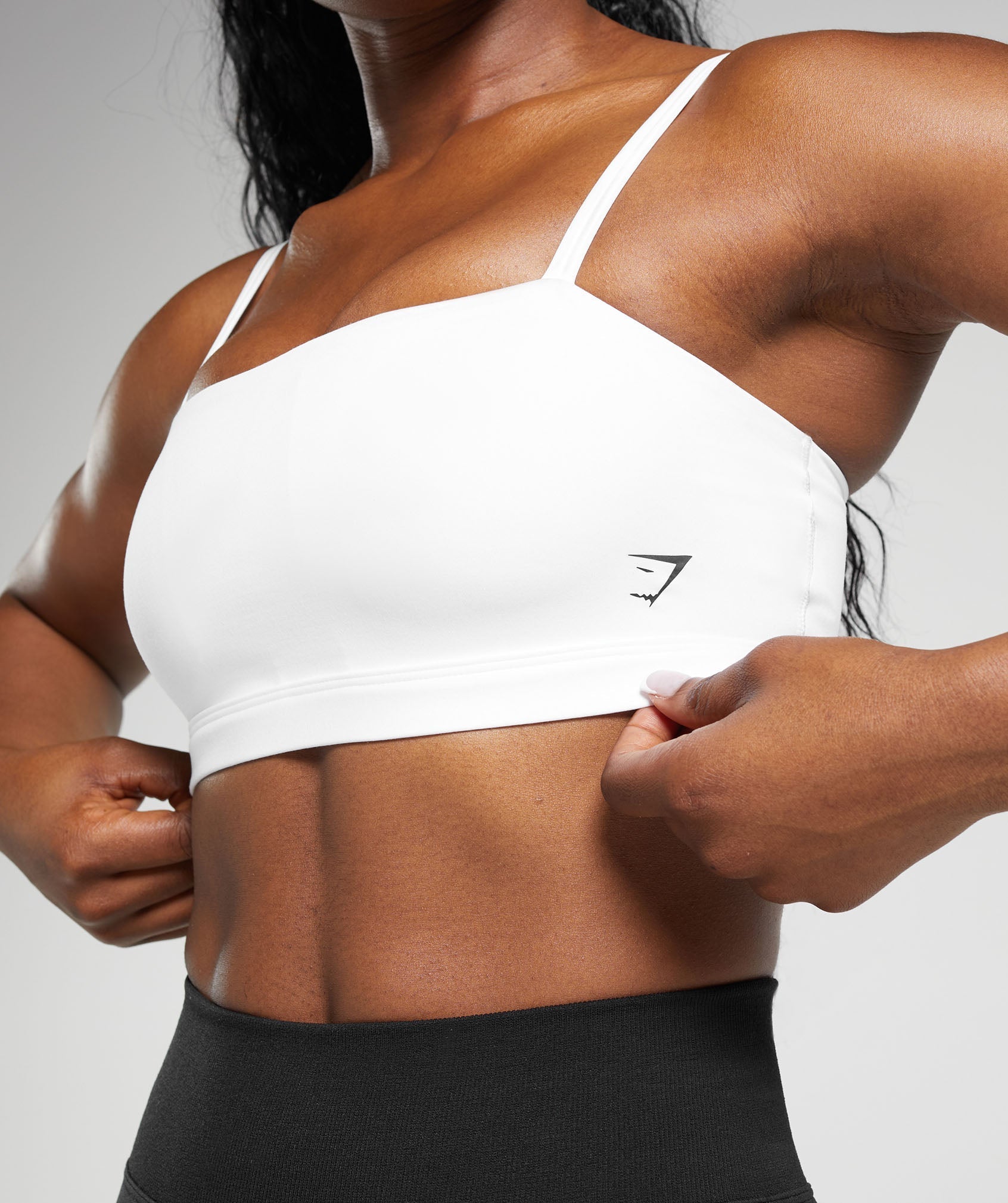 Cut Out Bandeau White