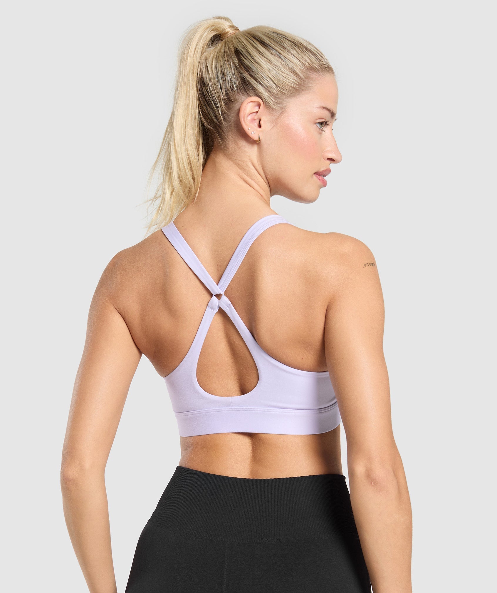 Peek A Boo Sports Bra Fresh Lilac