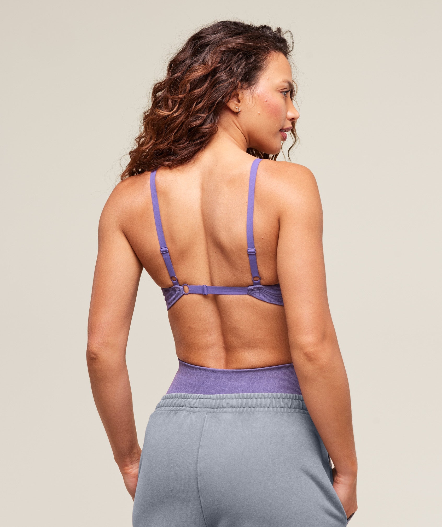 Vital Sports Bra Functional Purple Marl