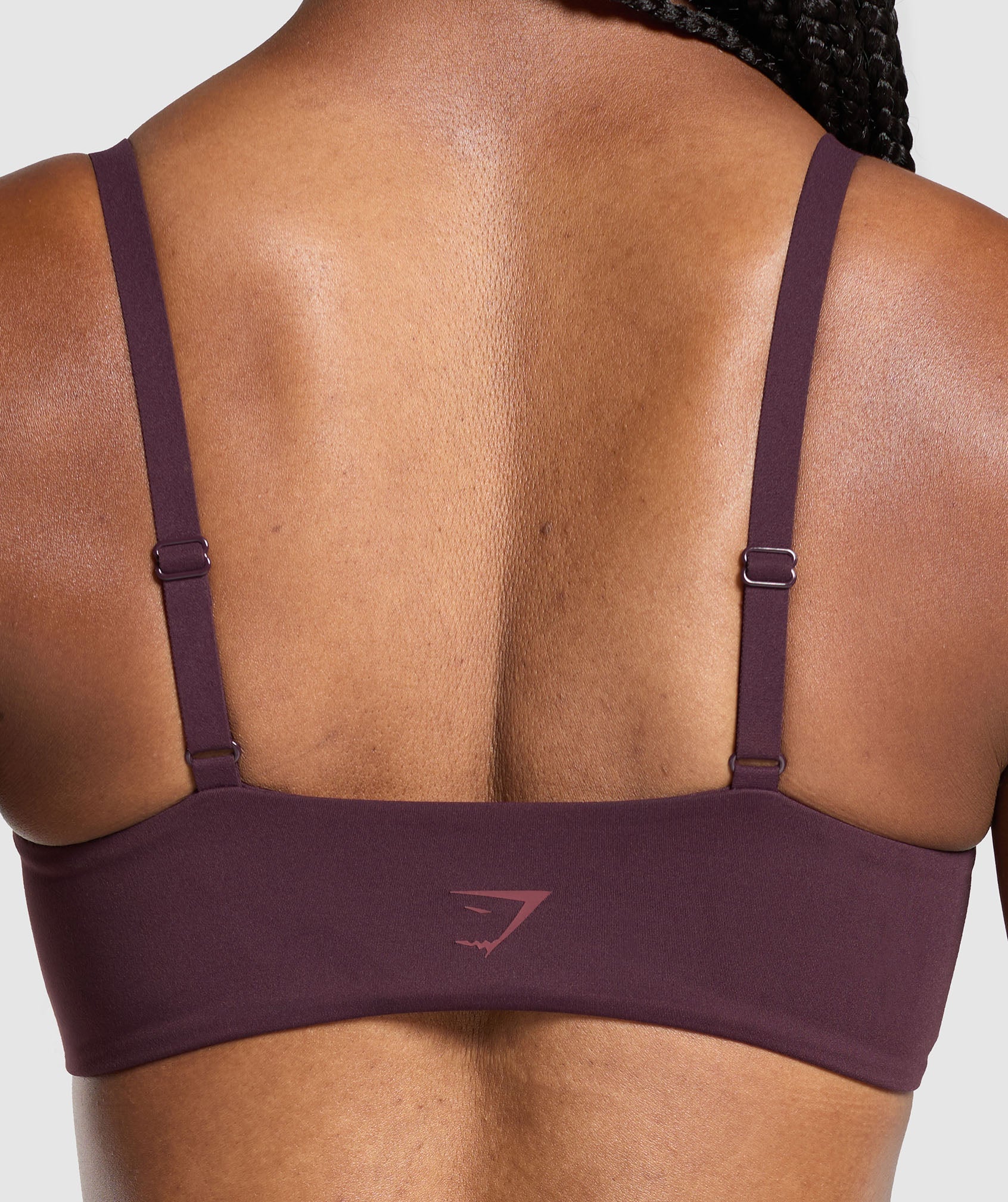 Twist Front Bralette Depth Purple