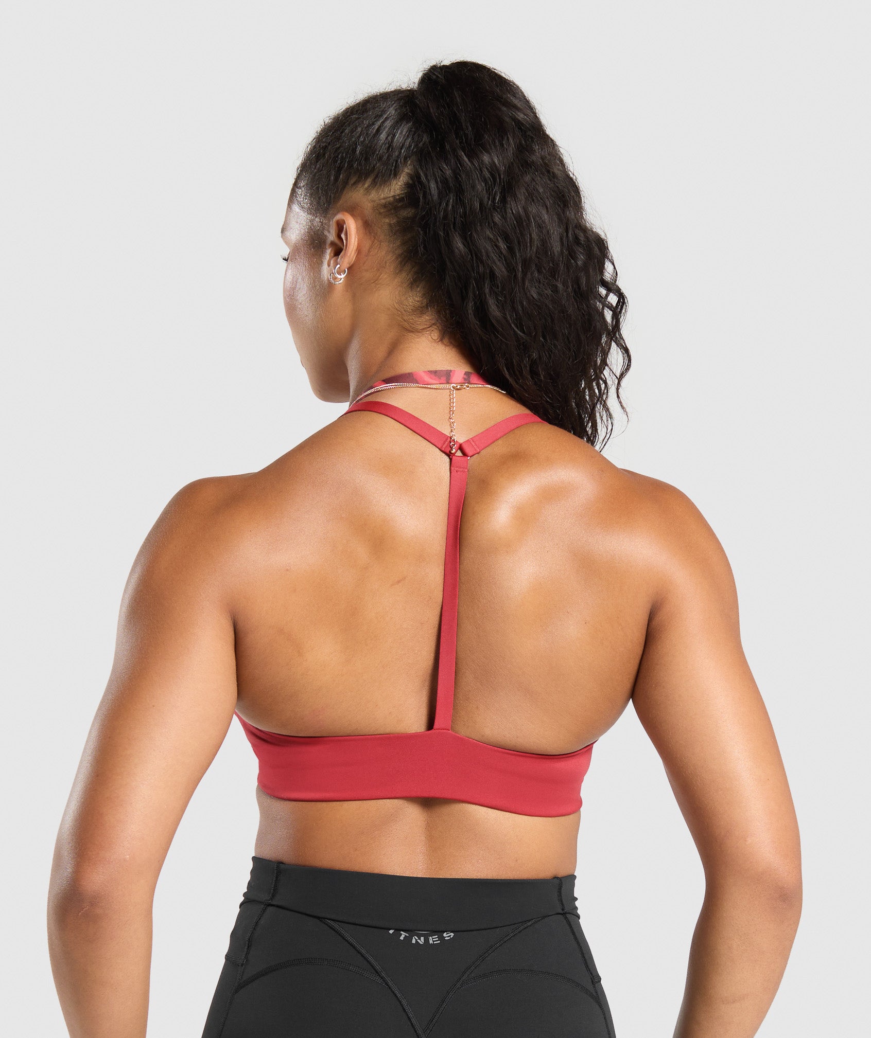 Power x T Back Sports Bra Varsity Pink