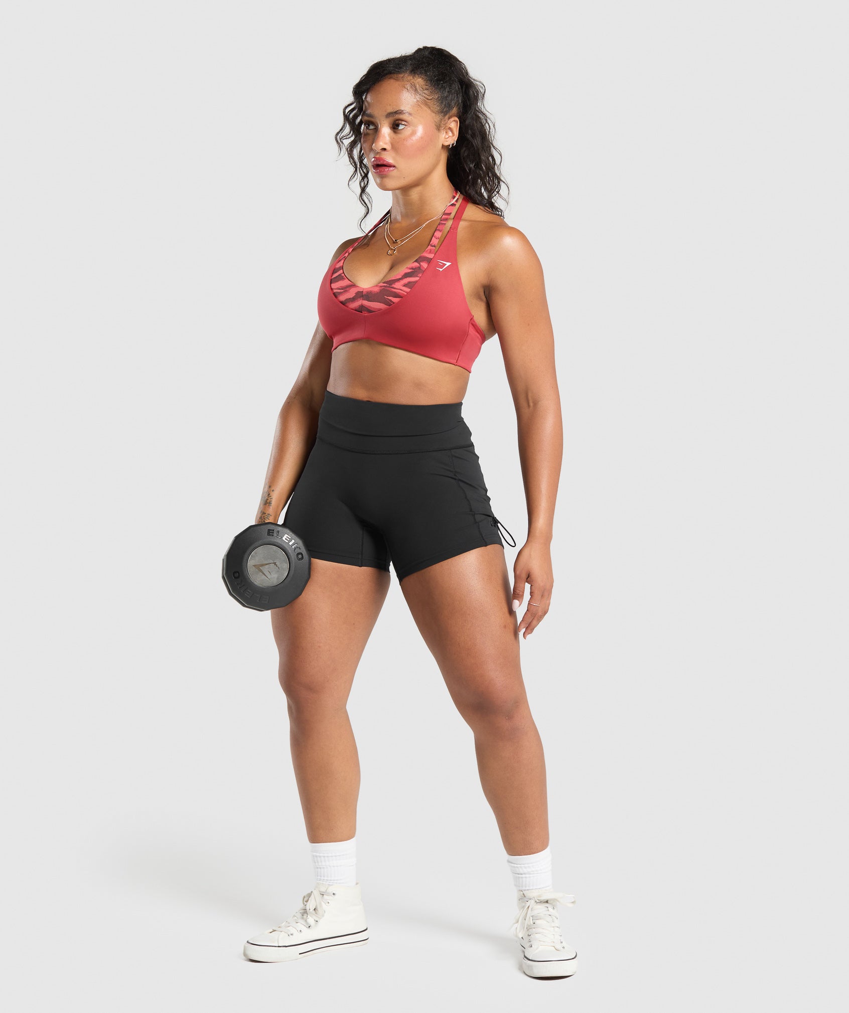 Power x T Back Sports Bra Varsity Pink