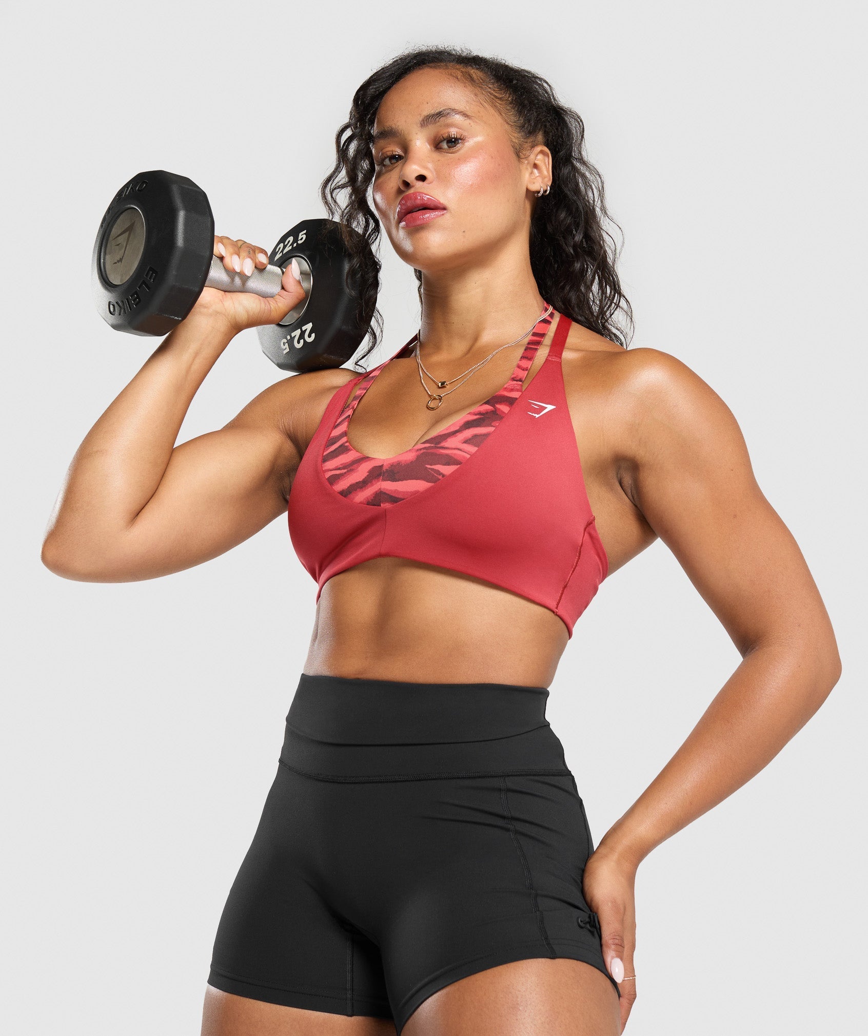 Power x T Back Sports Bra Varsity Pink