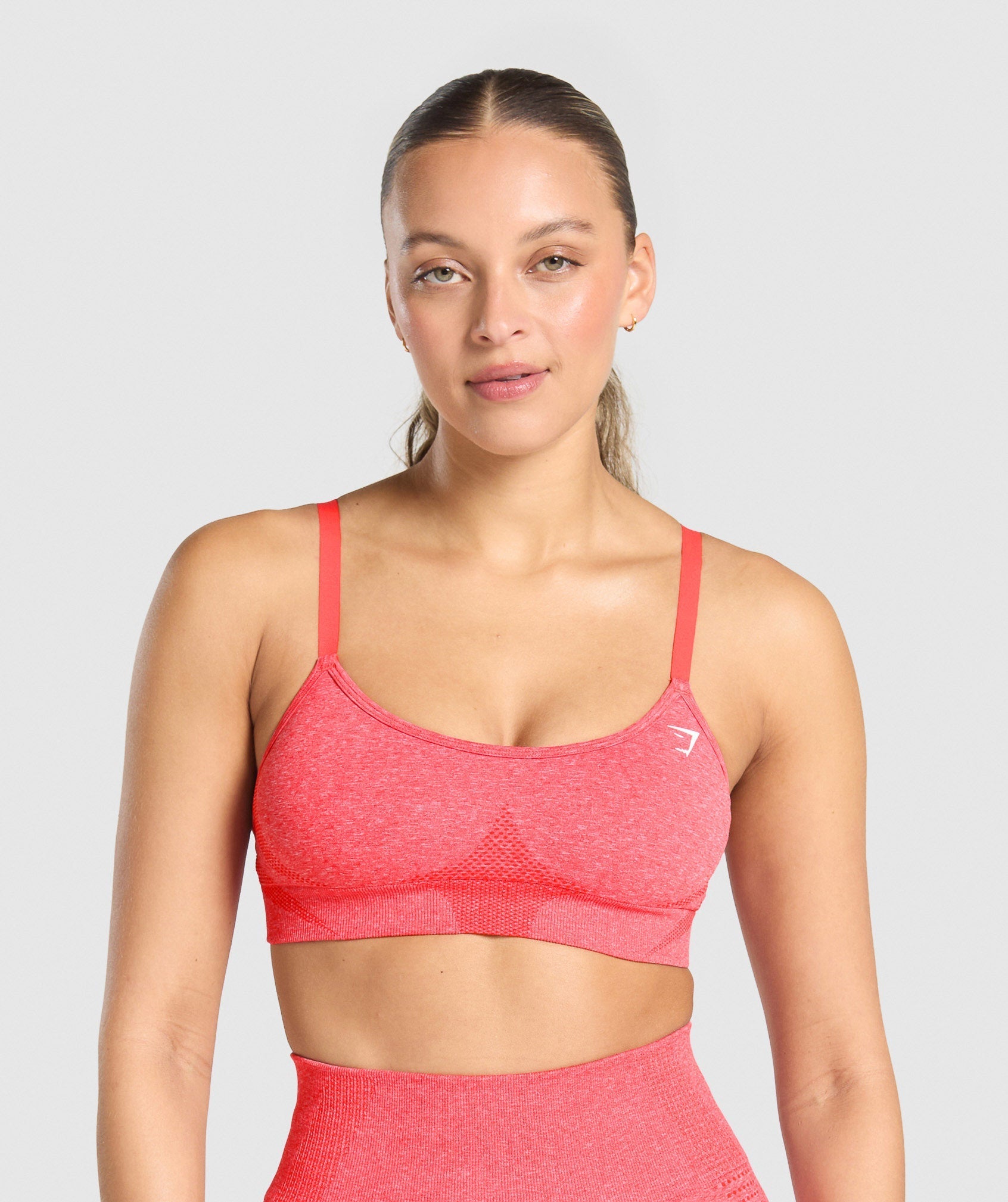 Vital Sports Bra Coral Red Marl
