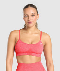 Vital Sports Bra Coral Red Marl