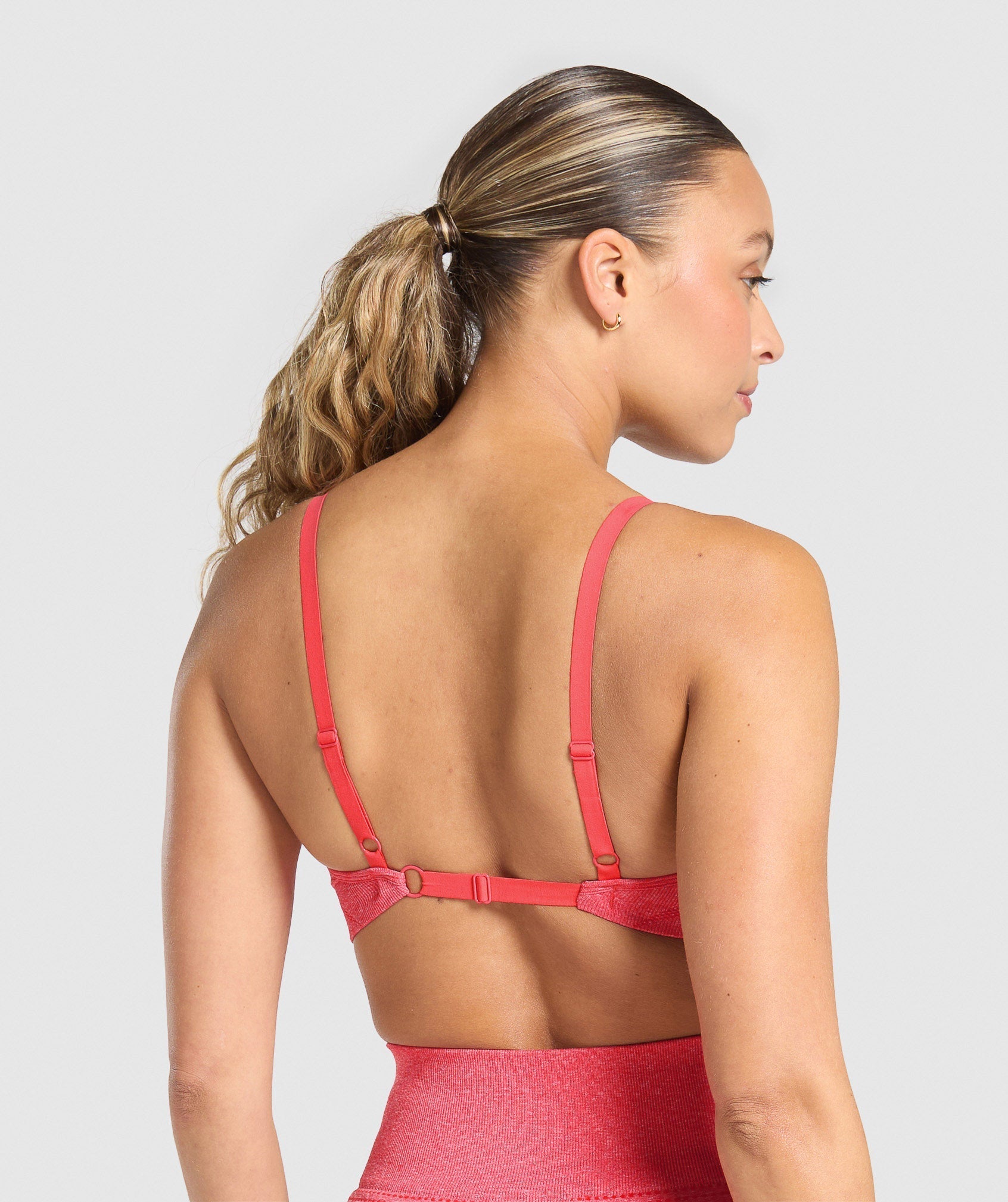 Vital Sports Bra Coral Red Marl
