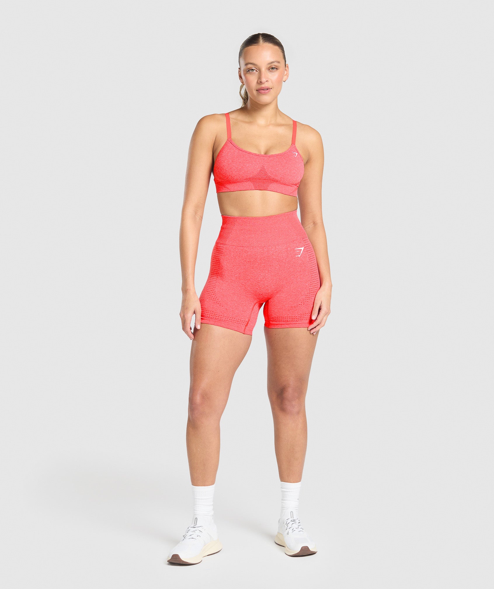Vital Sports Bra Coral Red Marl
