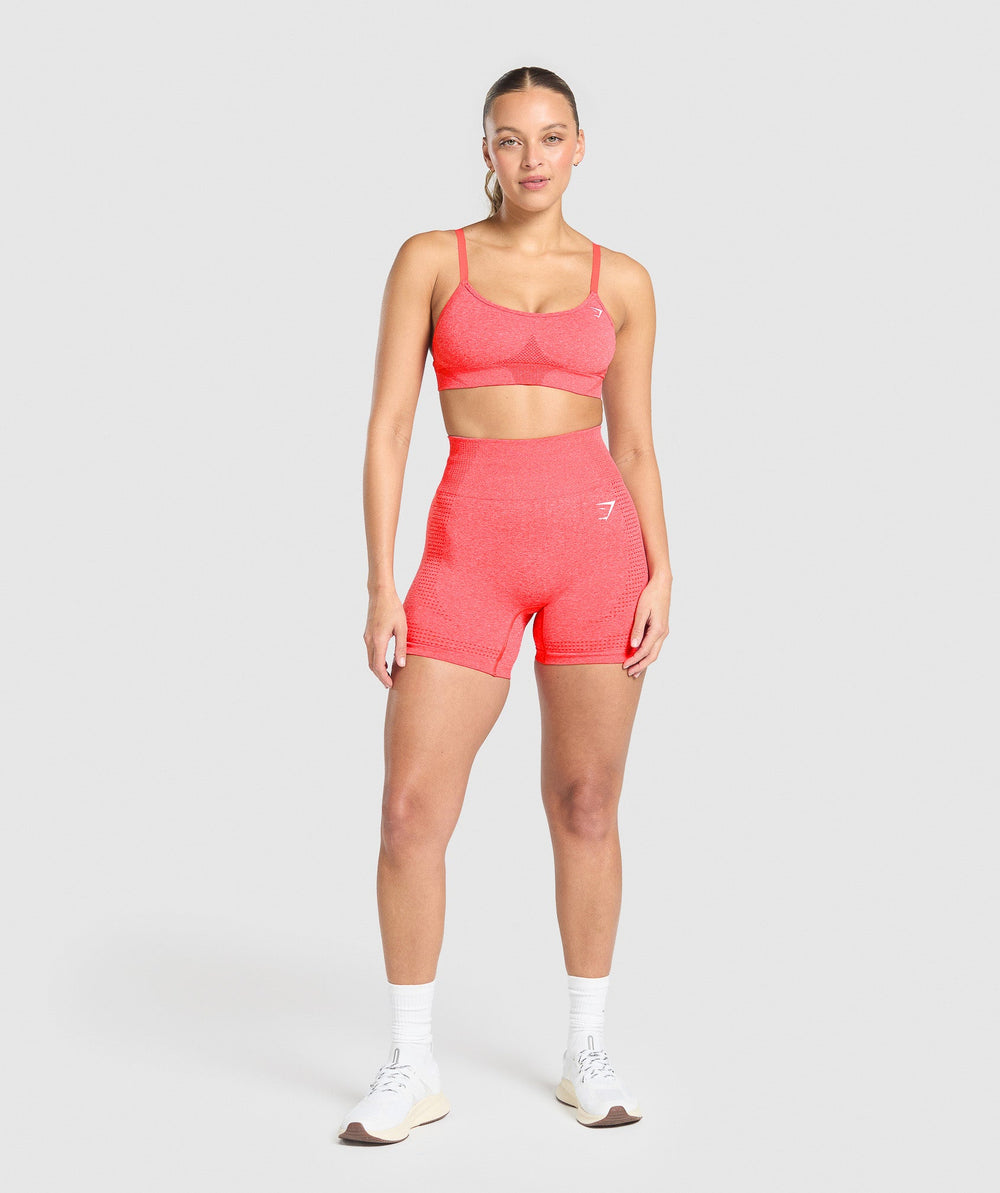 Vital Sports Bra Coral Red Marl