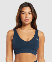 Everyday Seamless Sports Bra Navy
