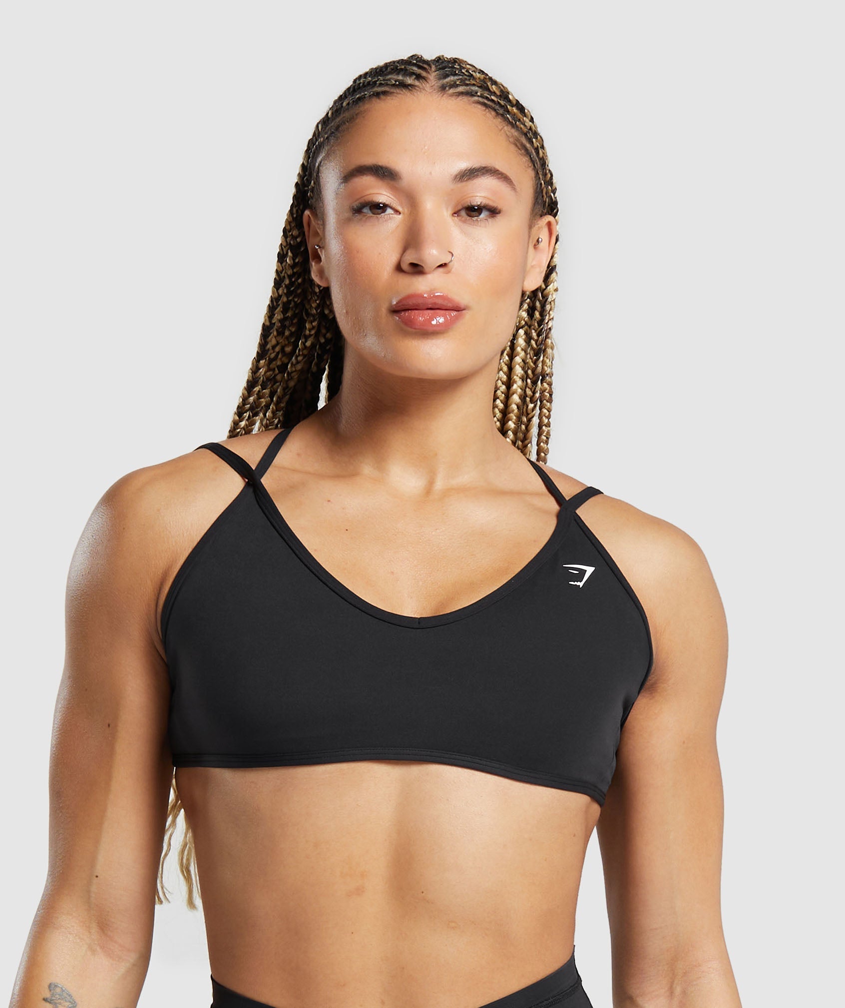 Back Gains Sports Bra Black