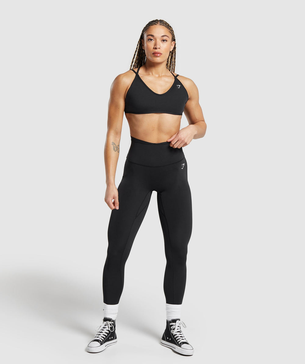 Back Gains Sports Bra Black