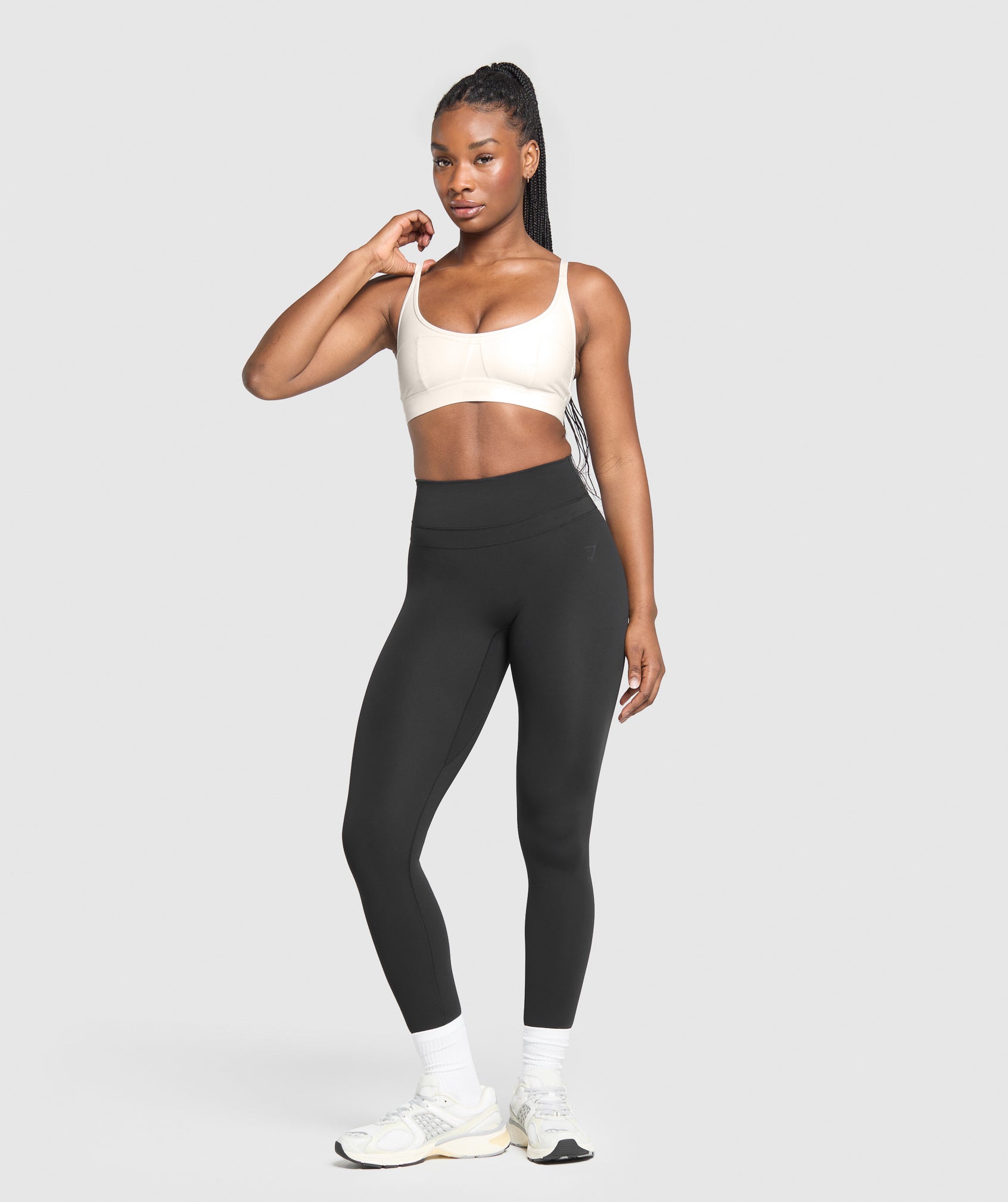 Superset Sports Bra Soft White