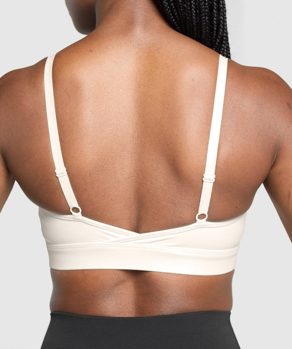Superset Sports Bra Soft White