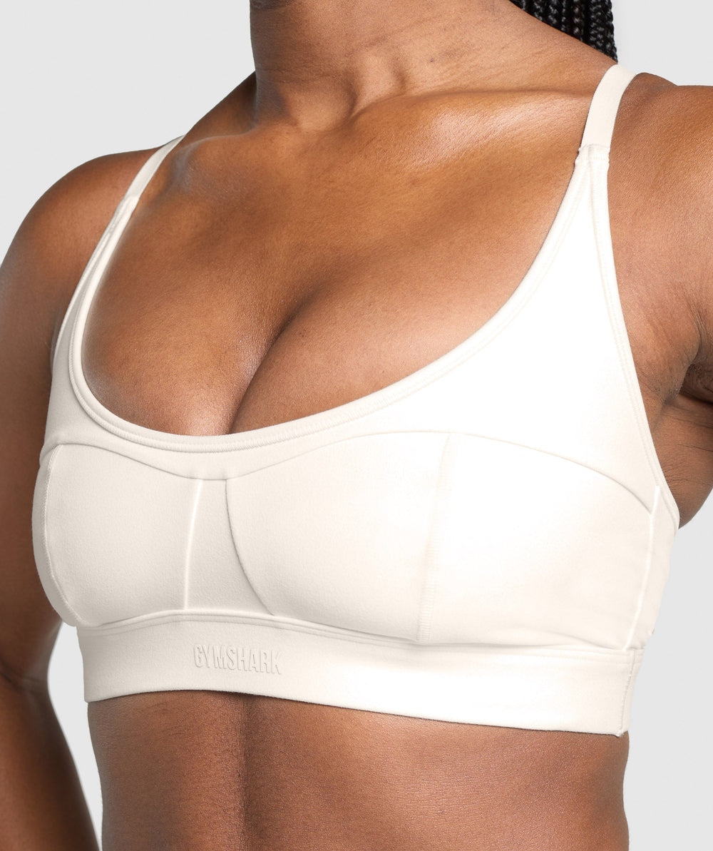 Superset Sports Bra Soft White