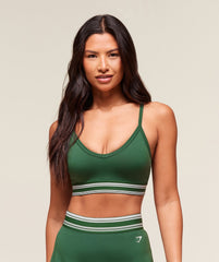 Retro Sports Bra Classic Green