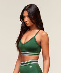 Retro Sports Bra Classic Green