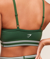 Retro Sports Bra Classic Green