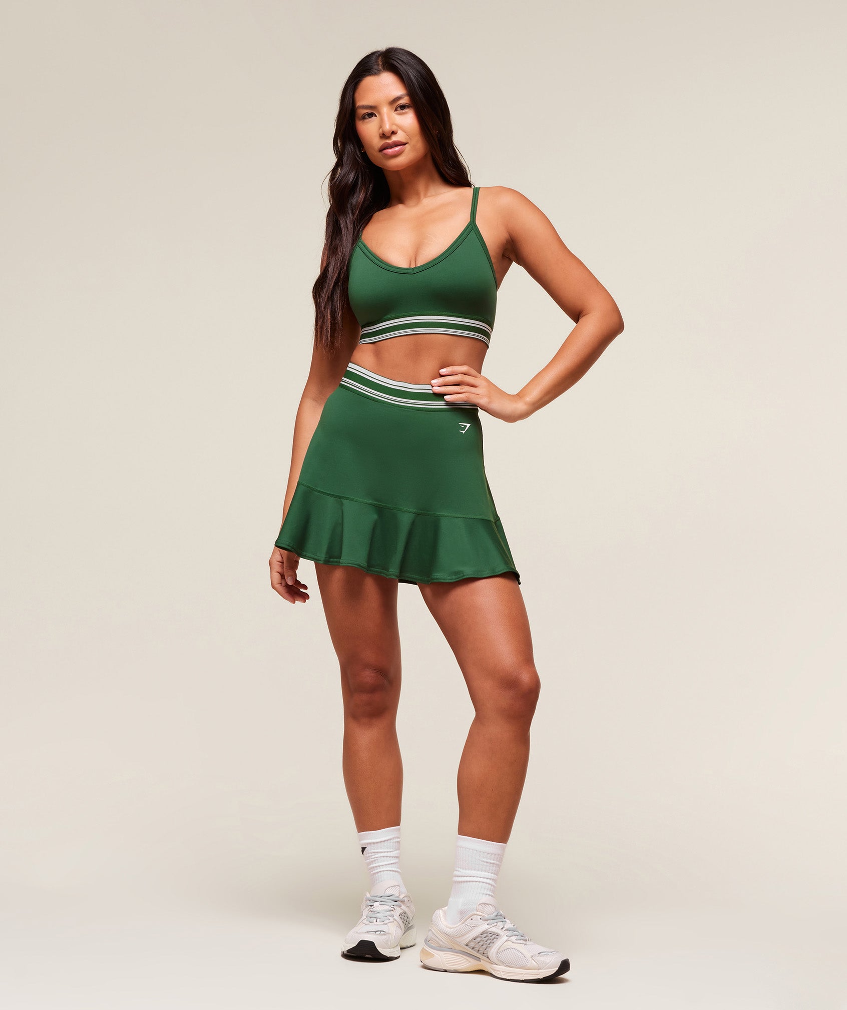 Retro Sports Bra Classic Green