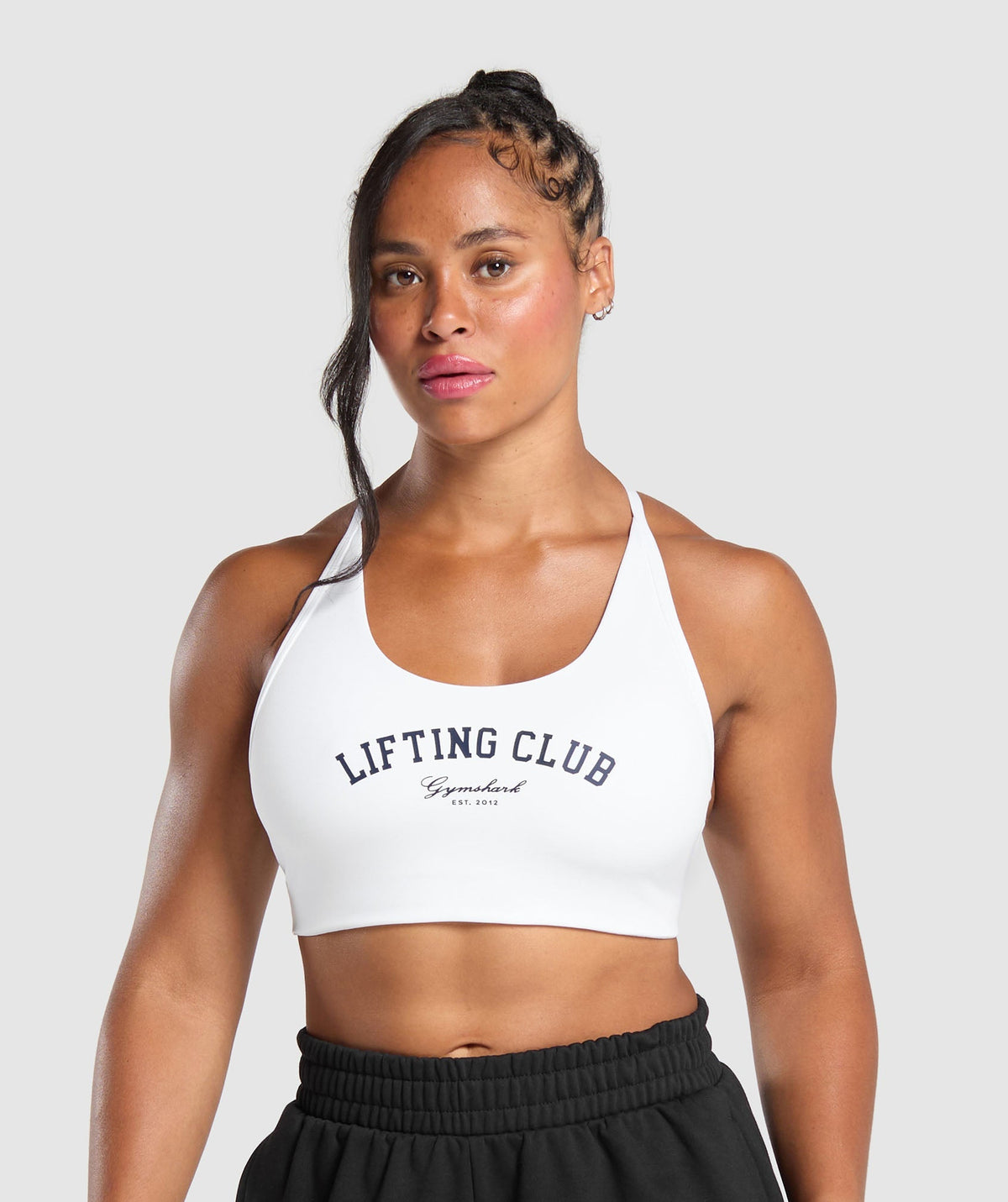 Lifting Club Retro Bra White