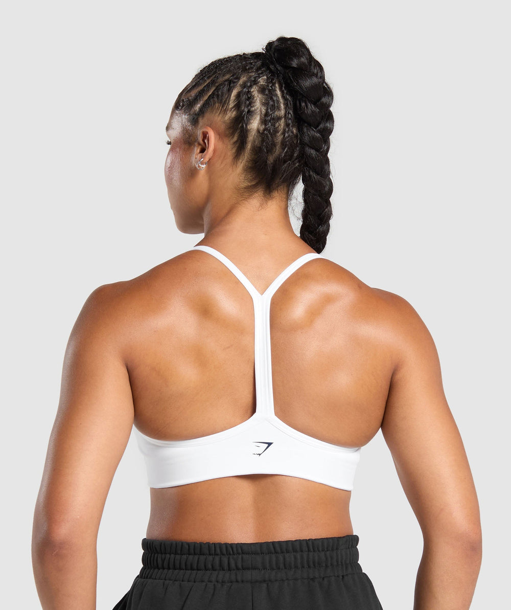 Lifting Club Retro Bra White