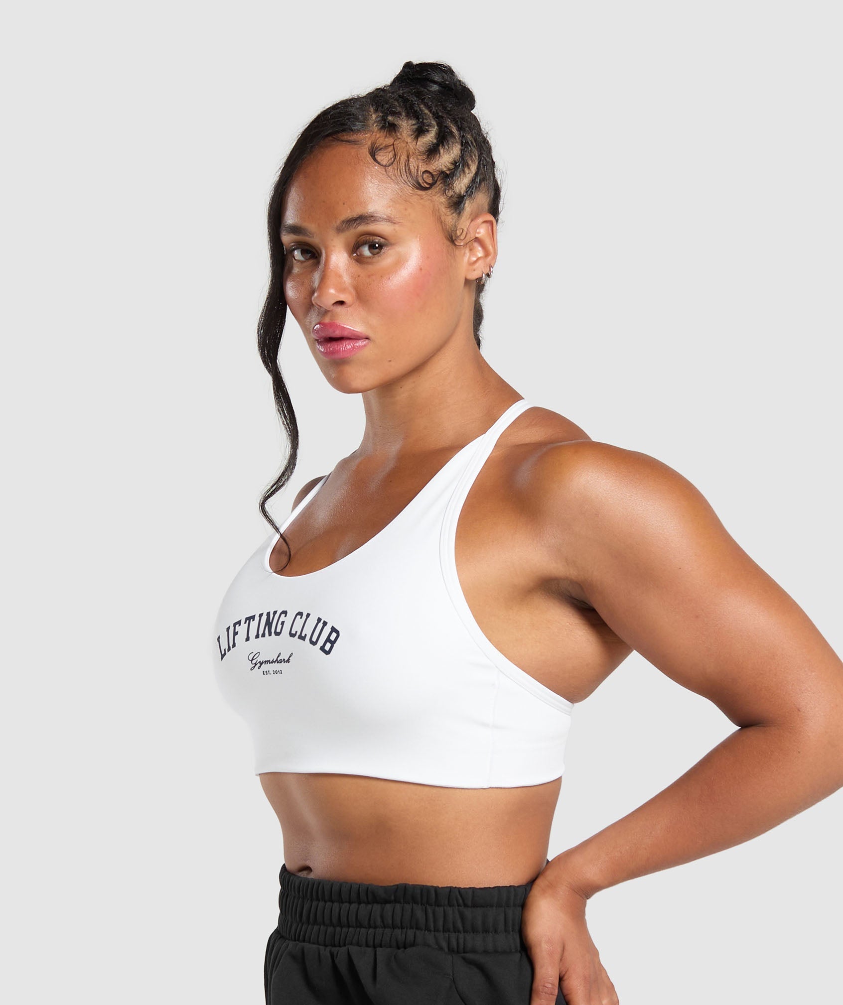 Lifting Club Retro Bra White