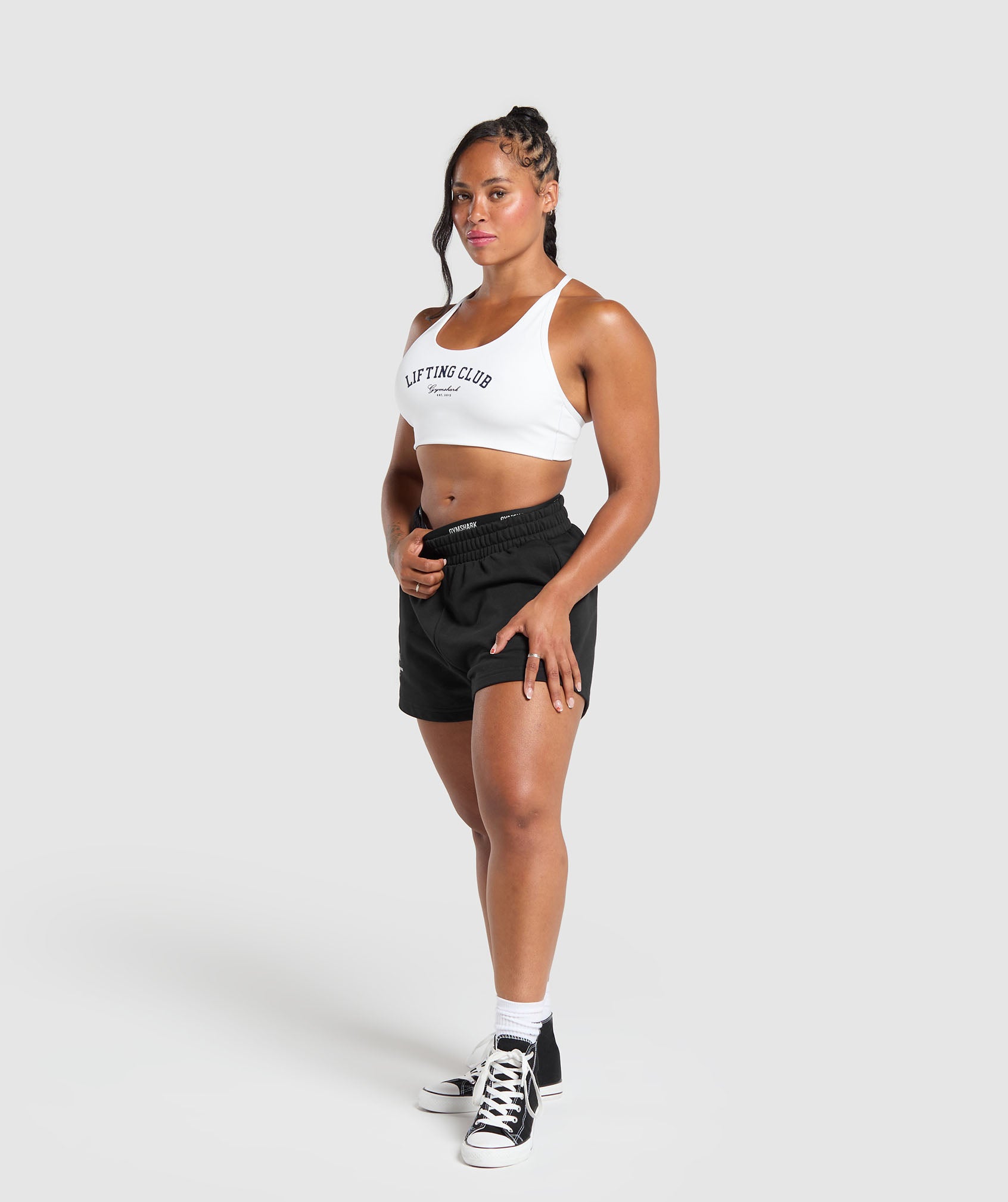 Lifting Club Retro Bra White
