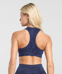 Adapt Camo Sports Bra Midnight Blue/Ash Blue