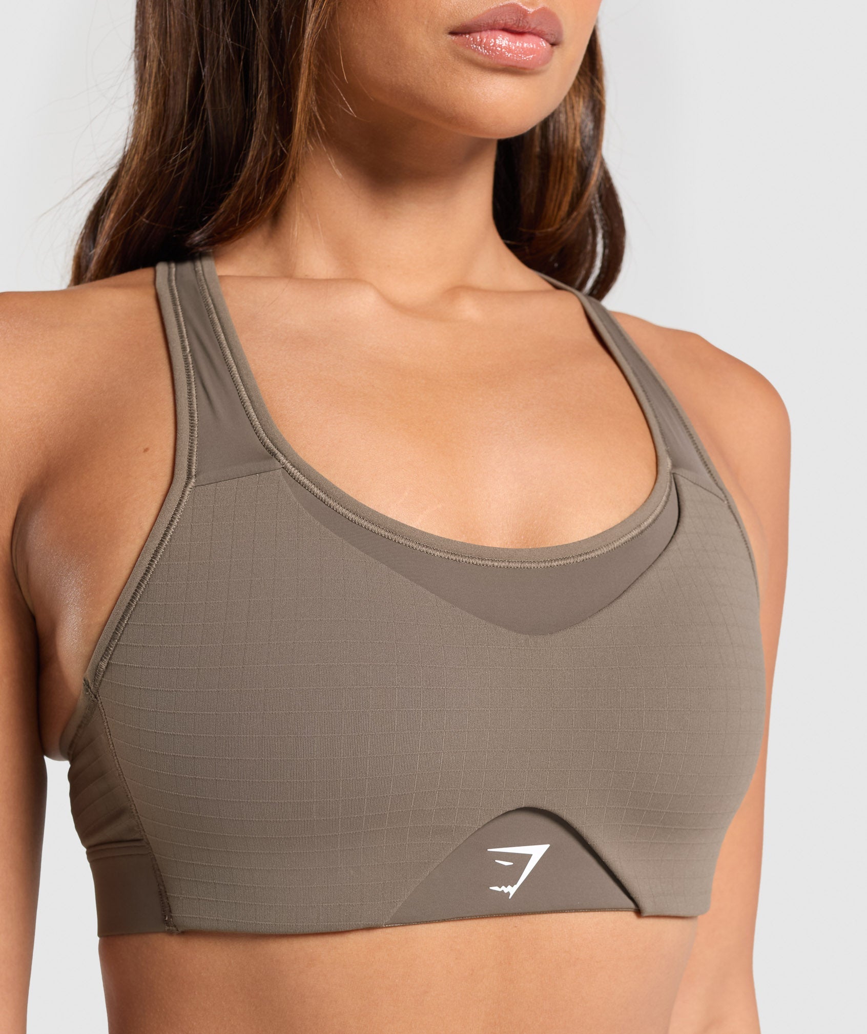 Hybrid Sports Bra Camo Brown