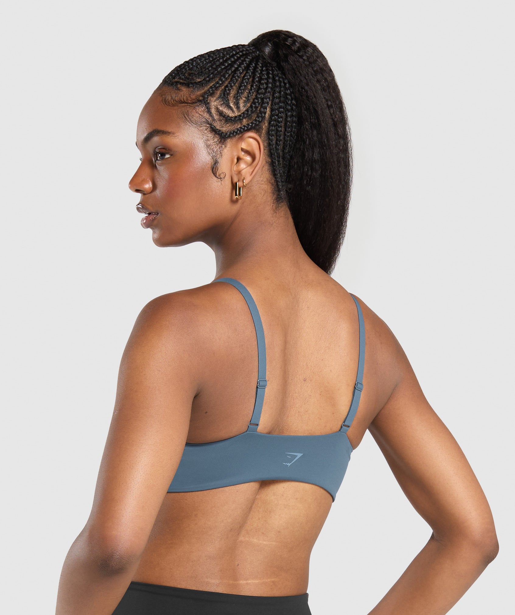Twist Front Bralette Cargo Blue