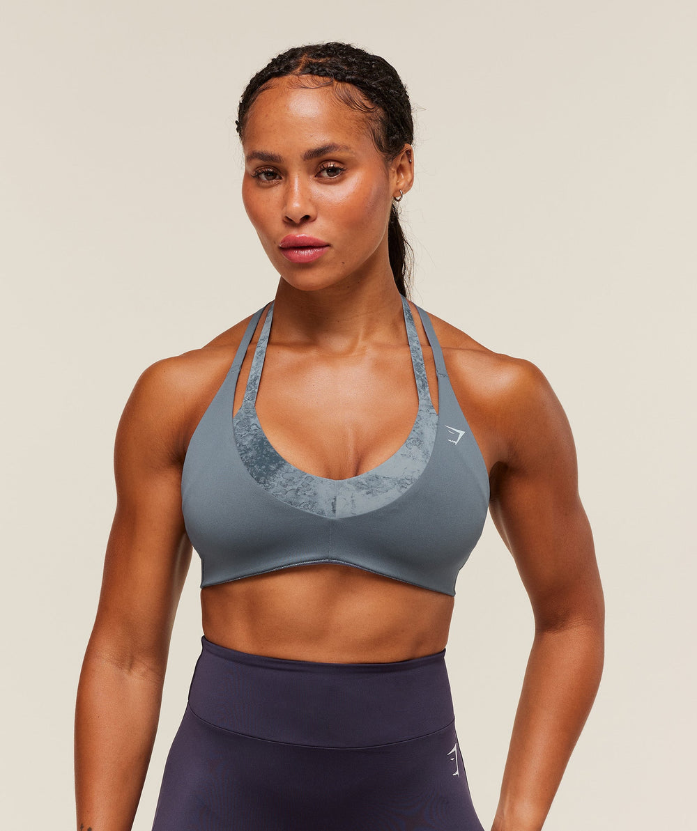 Reps T Back Sports Bra Iron Blue/Pantone Midnight Navy