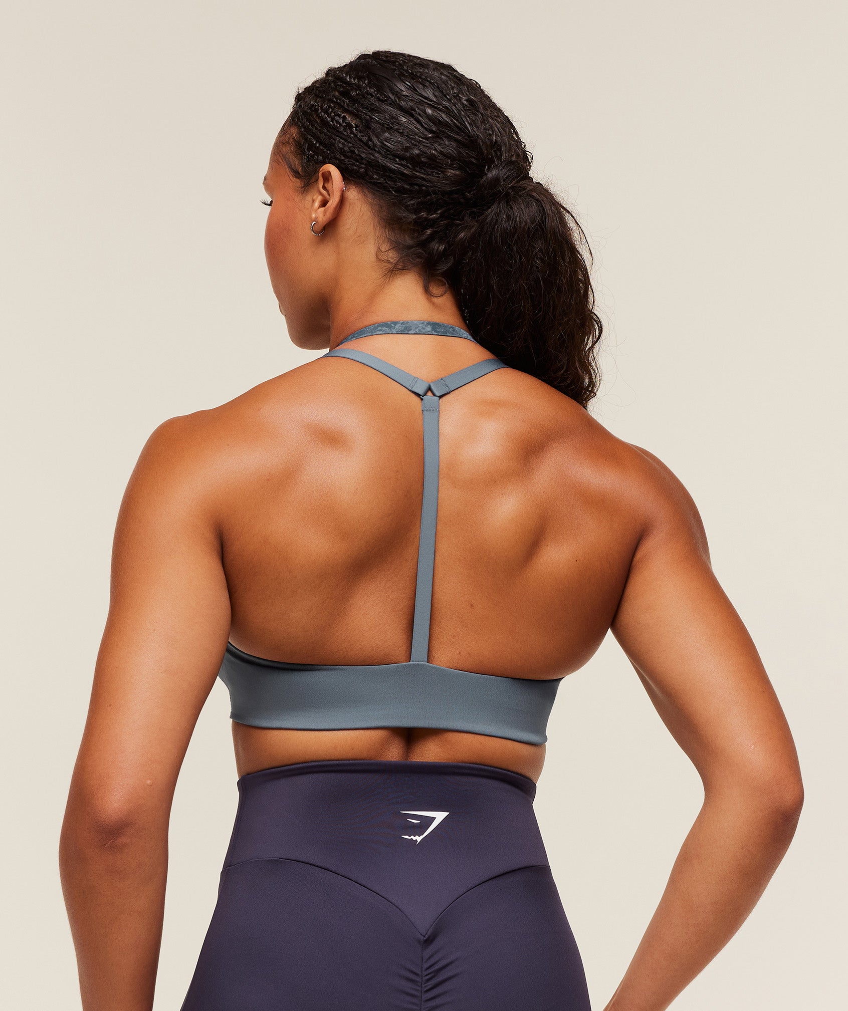 Reps T Back Sports Bra Iron Blue/Pantone Midnight Navy