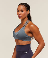 Reps T Back Sports Bra Iron Blue/Pantone Midnight Navy