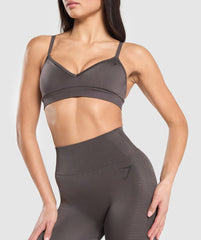 Vital Shine Limited Edition Sports Bra Greyed Purple