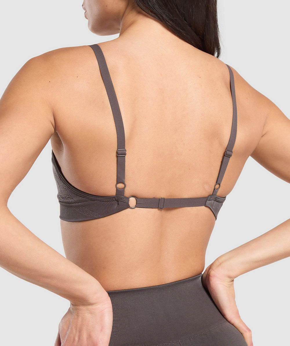 Vital Shine Limited Edition Sports Bra Greyed Purple
