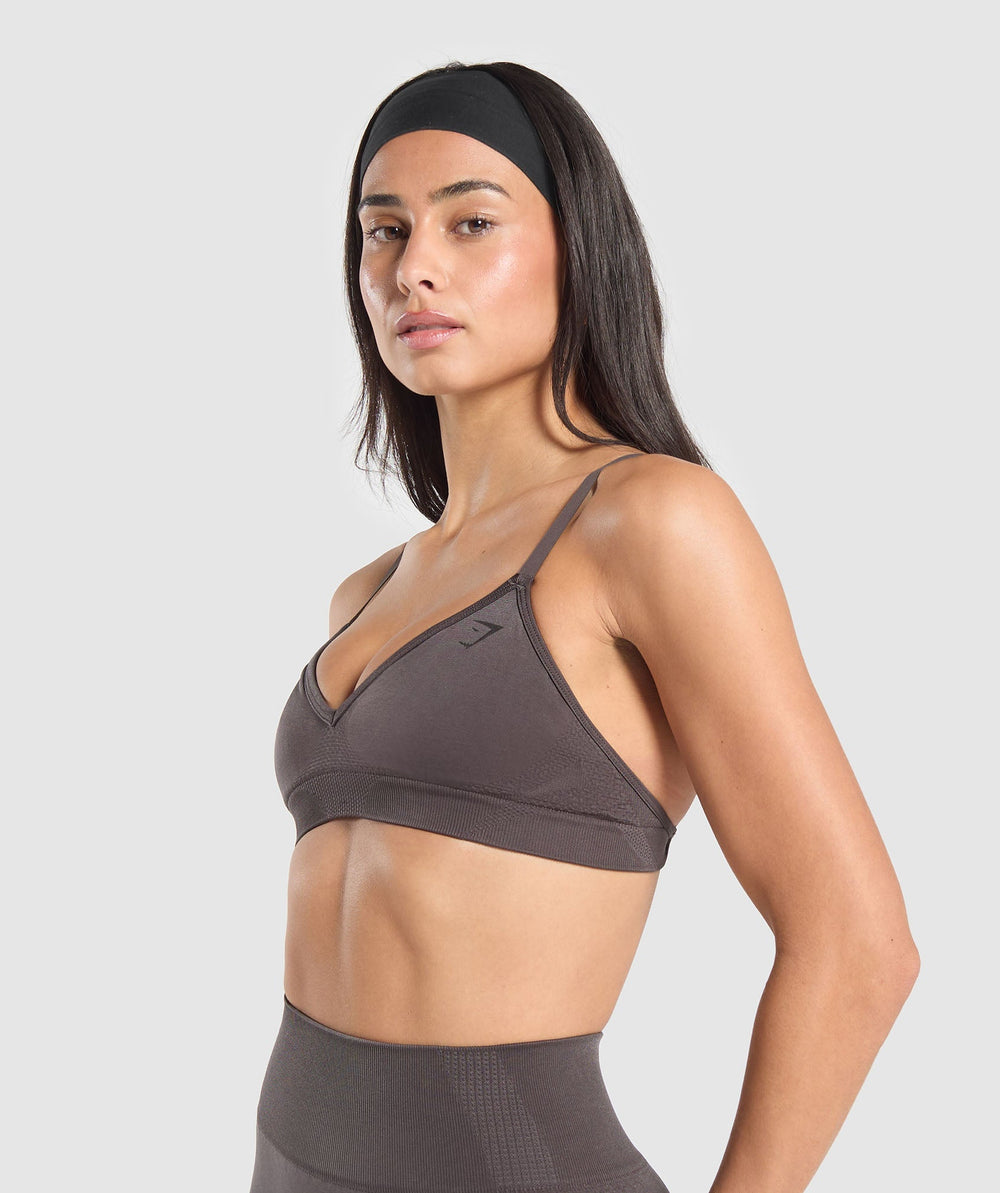Vital Shine Limited Edition Sports Bra Greyed Purple