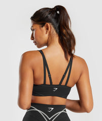 Stitch Feature Sports Bra Black