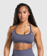 Adapt Fleck T-Back Bra Weighted Purple/Metal Purple