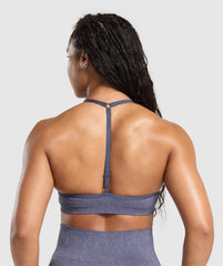 Adapt Fleck T-Back Bra Weighted Purple/Metal Purple