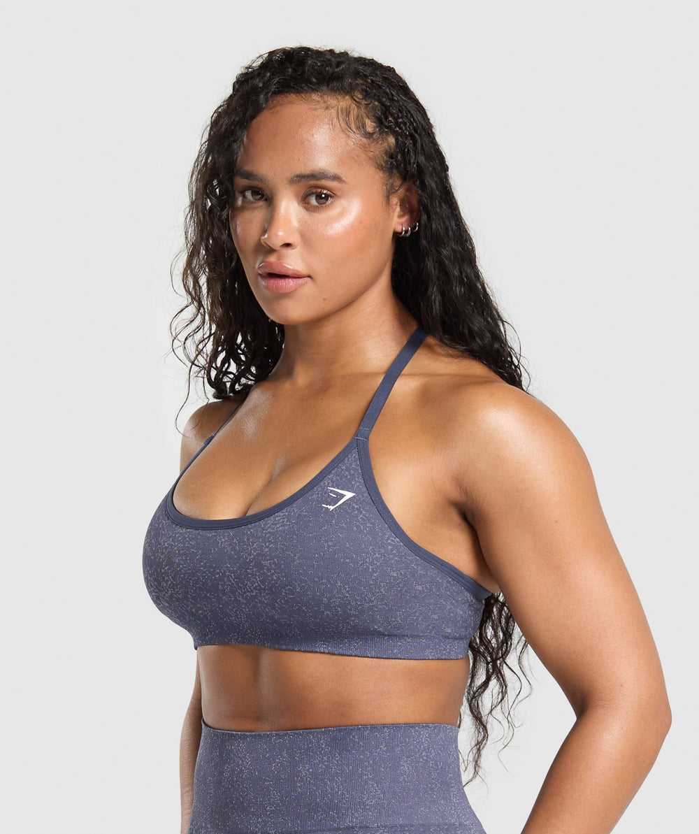 Adapt Fleck T-Back Bra Weighted Purple/Metal Purple