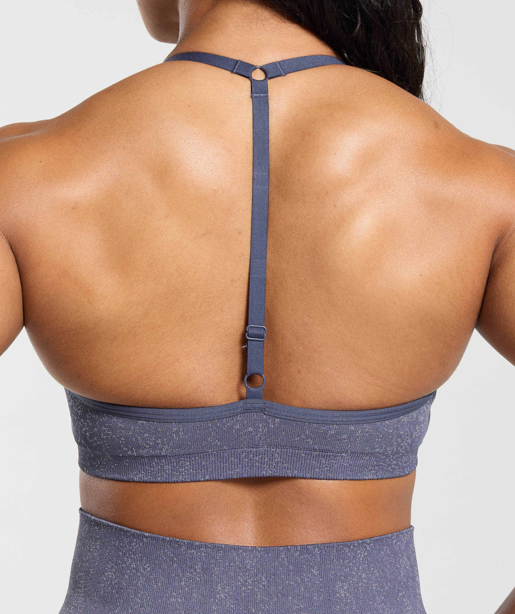 Adapt Fleck T-Back Bra Weighted Purple/Metal Purple