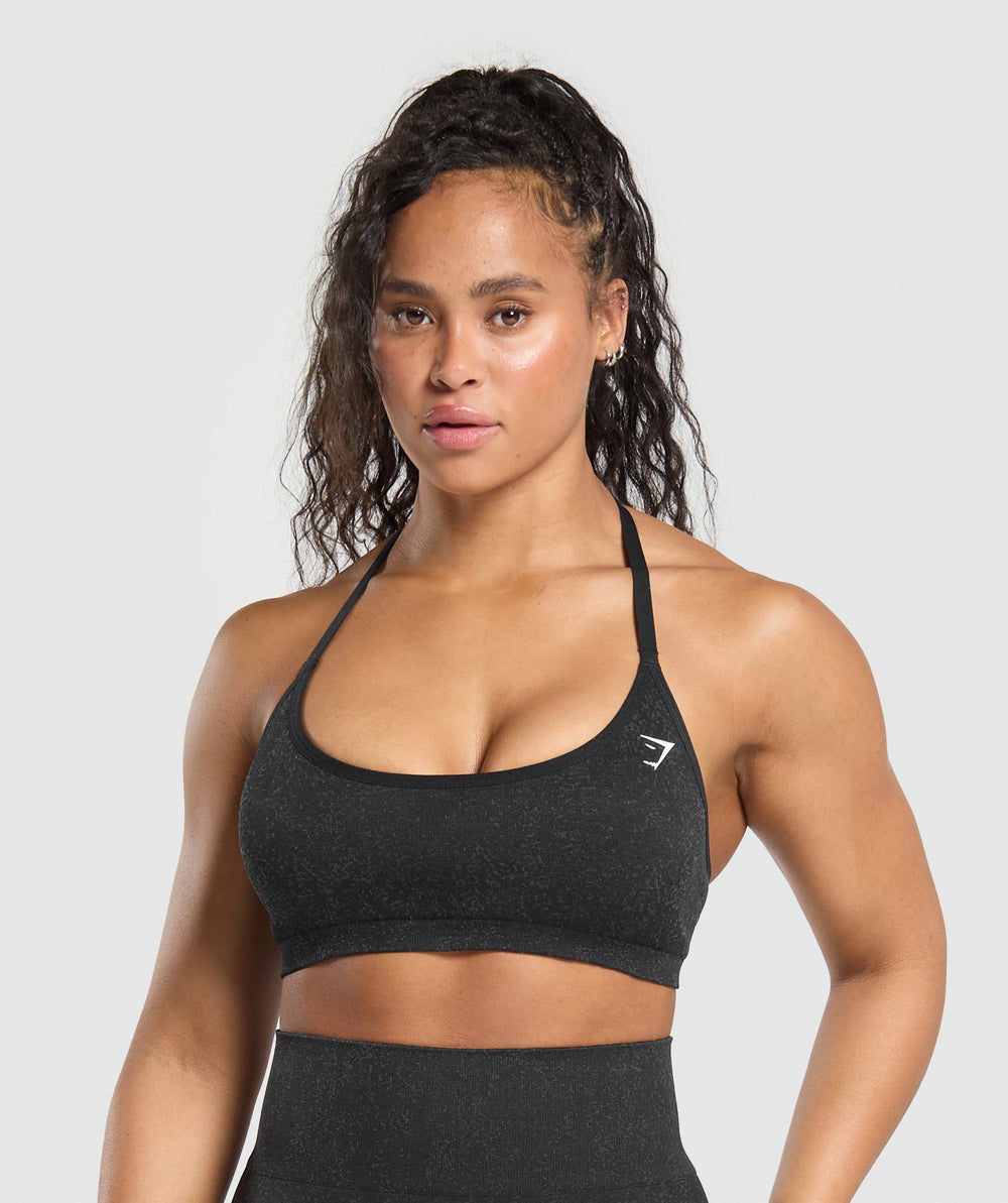 Adapt Fleck T-Back Bra Black