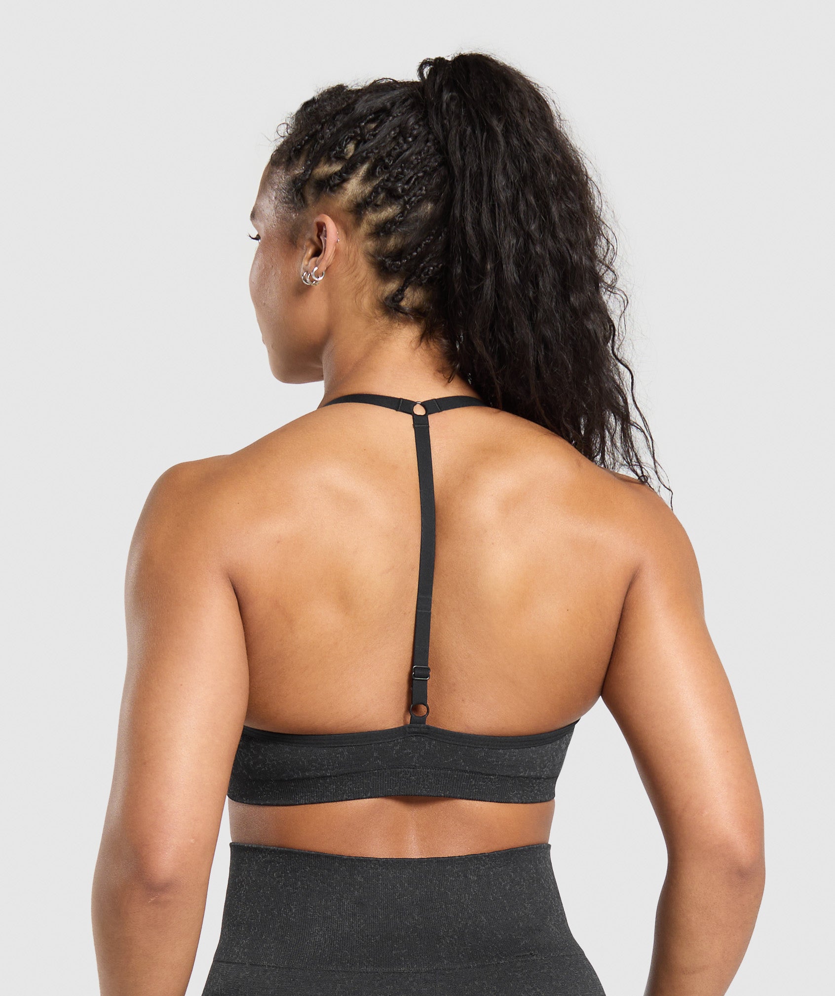 Adapt Fleck T-Back Bra Black
