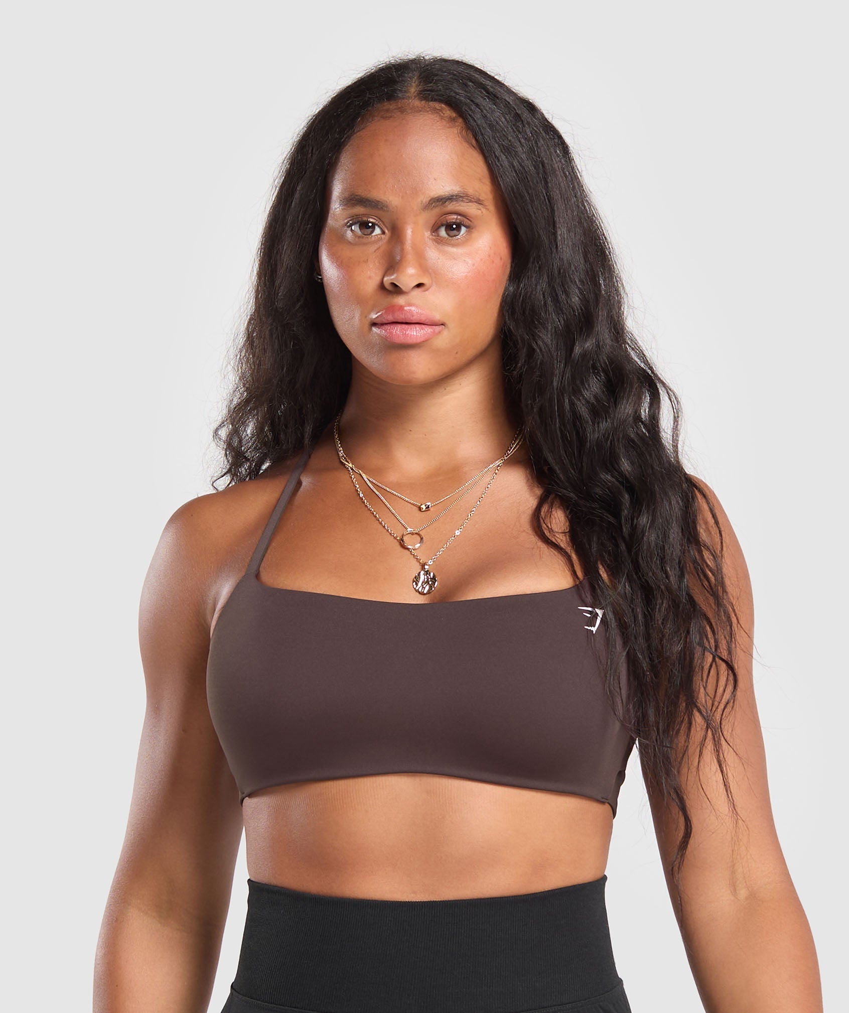 Cross Back Bra Heritage Brown