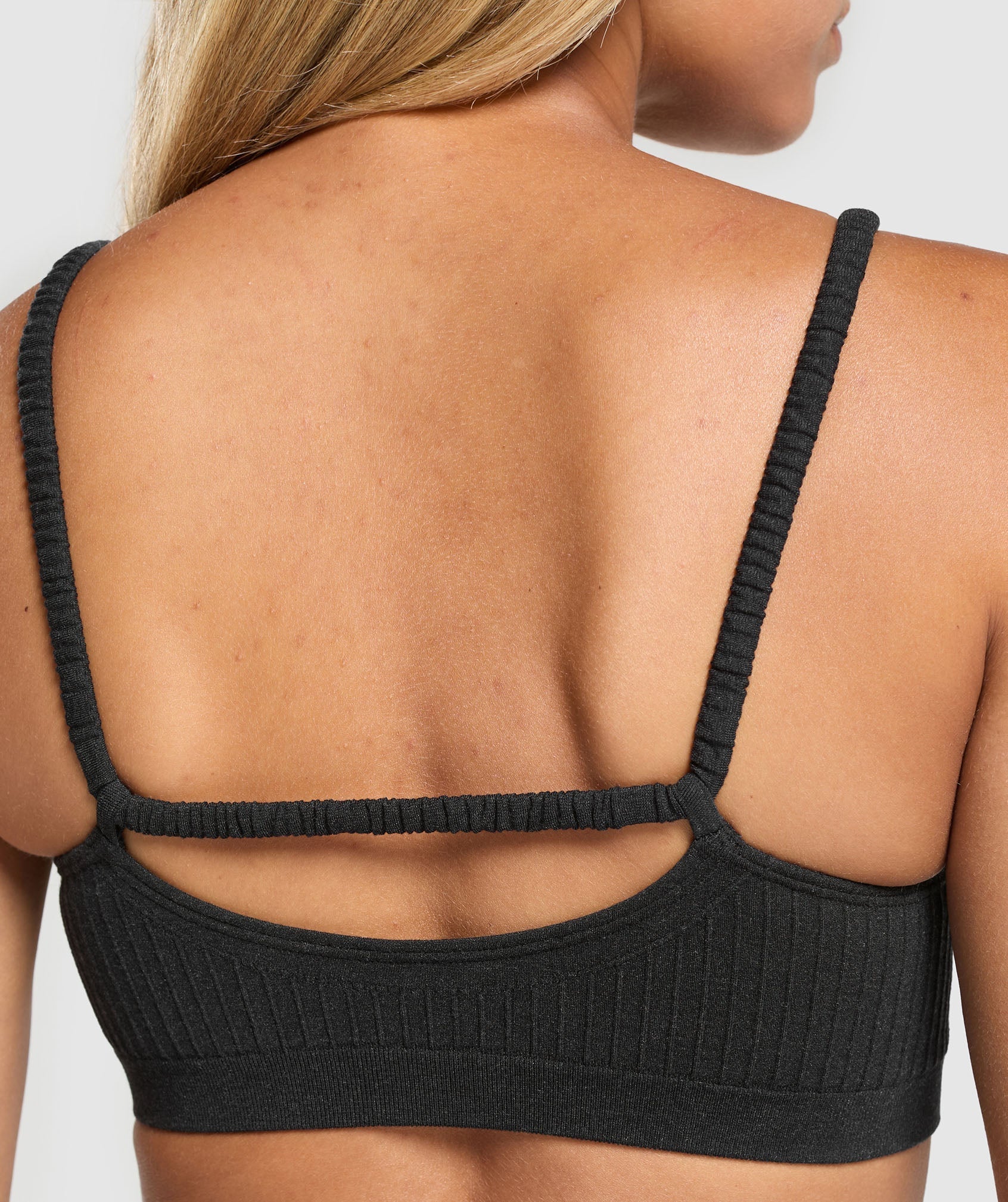 Luxe Seamless Bralette Coal Marl