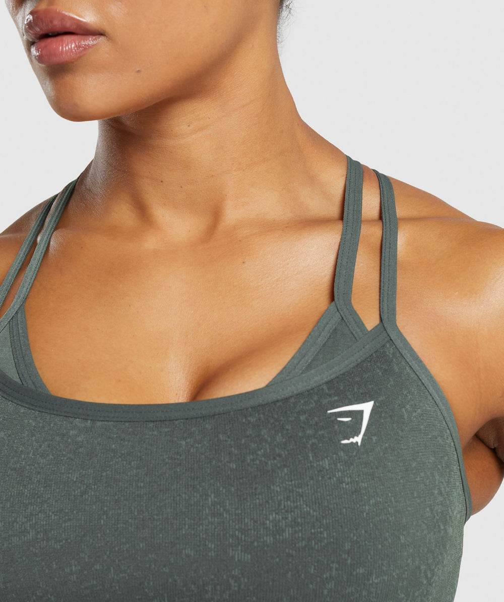 Adapt Fleck Seamless Sports Bra Slate Teal/Cargo Teal