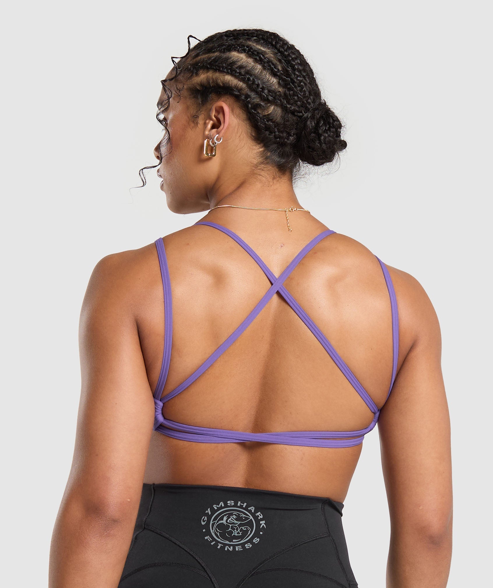 Back Gains Sports Bra Stellar Purple