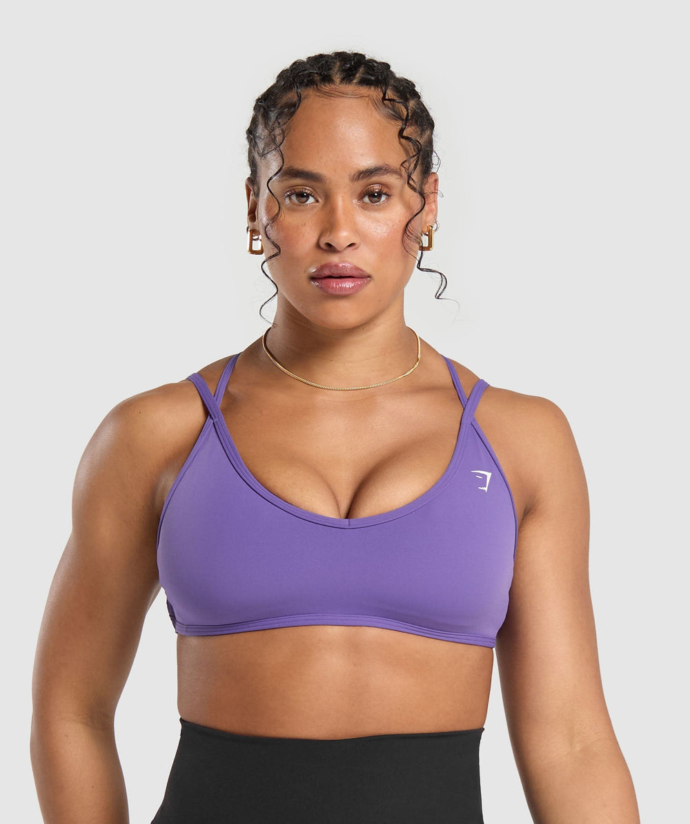 Back Gains Sports Bra Stellar Purple