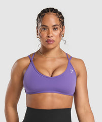 Back Gains Sports Bra Stellar Purple