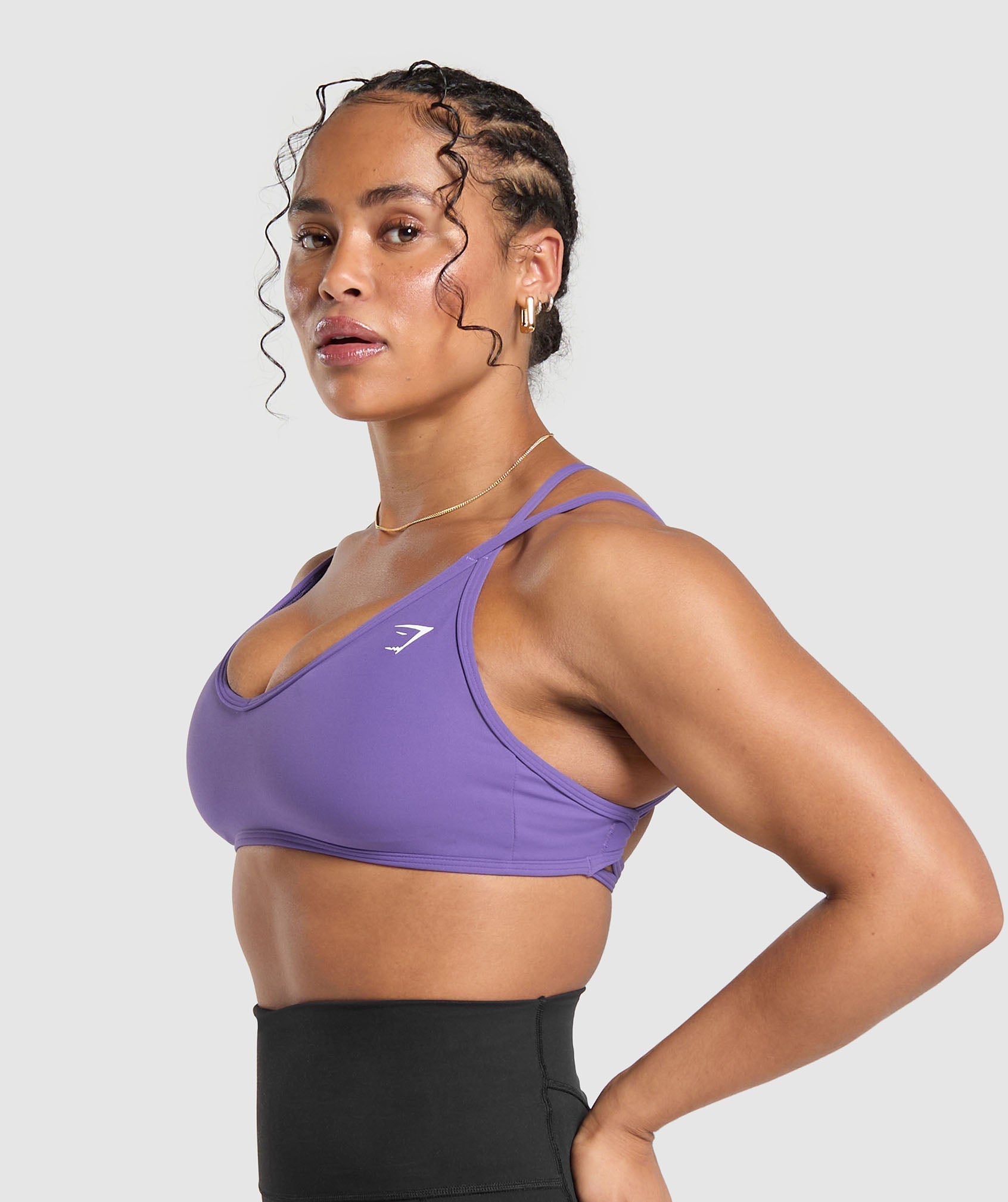 Back Gains Sports Bra Stellar Purple