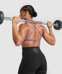 Back Gains Sports Bra Stellar Purple
